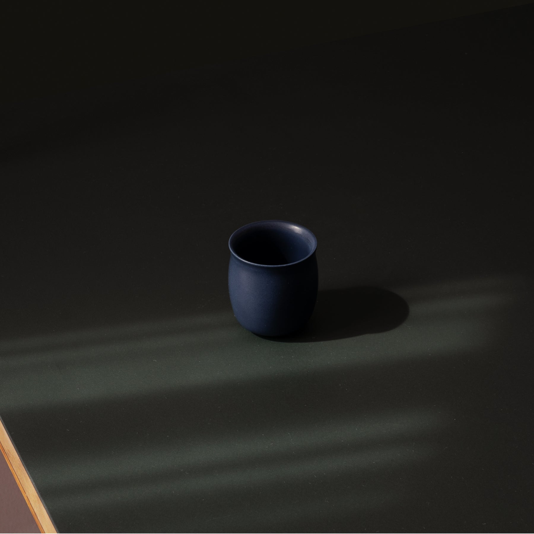 Set of 2 Small Twilight Blue Cups - Mini Ceramic Sippers - Image 2
