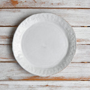 Hand-Moulded Side Plate - Snow White
