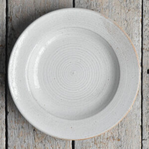 Heritage Rimmed Dinner Plate - Large Snow White